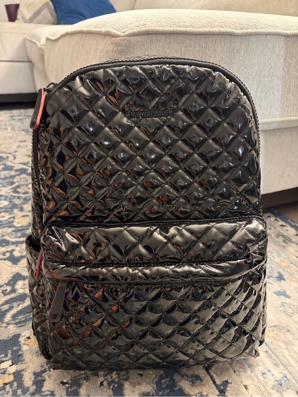 MZ Wallace Patent Leather Backpack